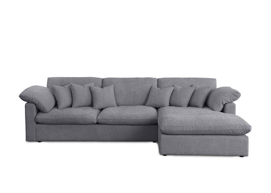 Sofa Chaise Longue Abbi Gris 300cm