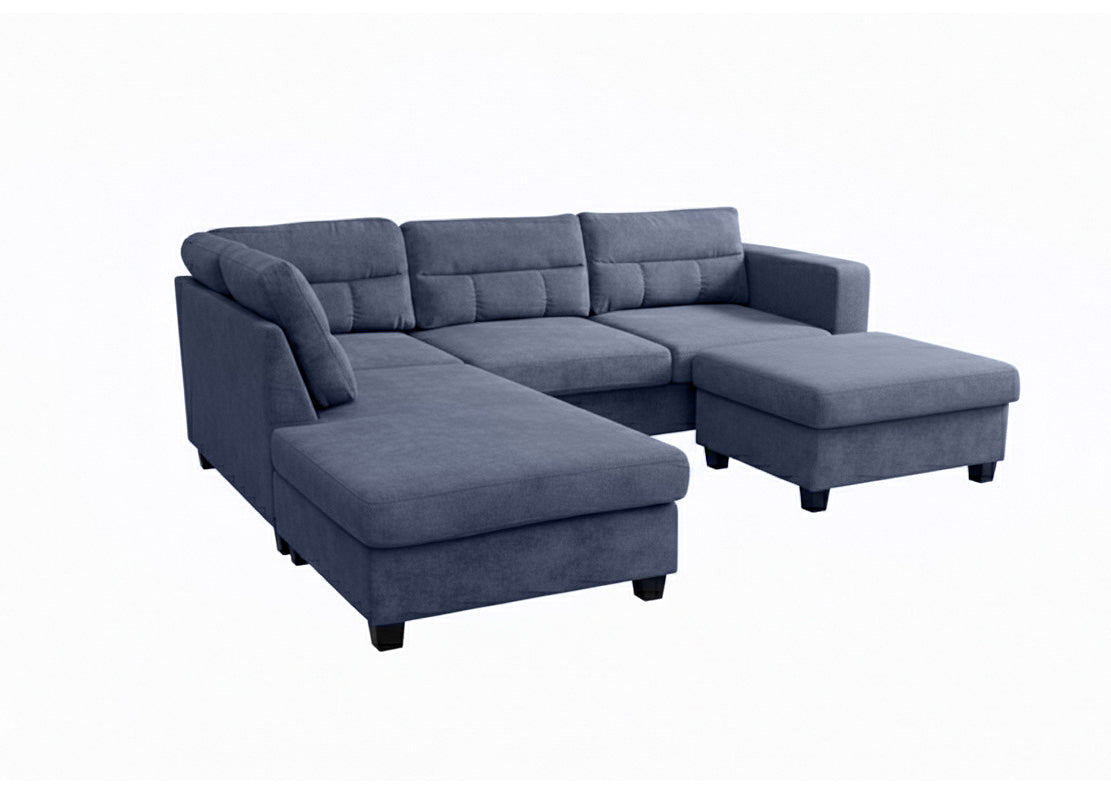 Sofa Chaise Longue Dama + Ottoman 260cm
