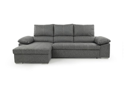 Sofa Cama Chaise Longue Naiara 252cm Gris