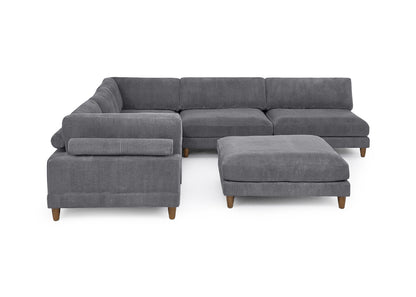 Sofa Rinconera Modular 6 Plazas Gris