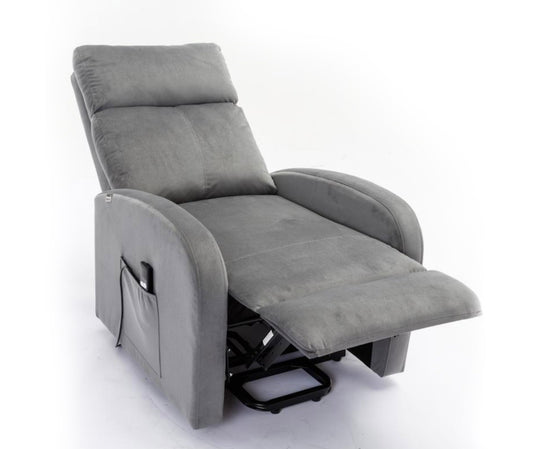 Sillon Reclinable Electronico Irene 1 Plaza Gris